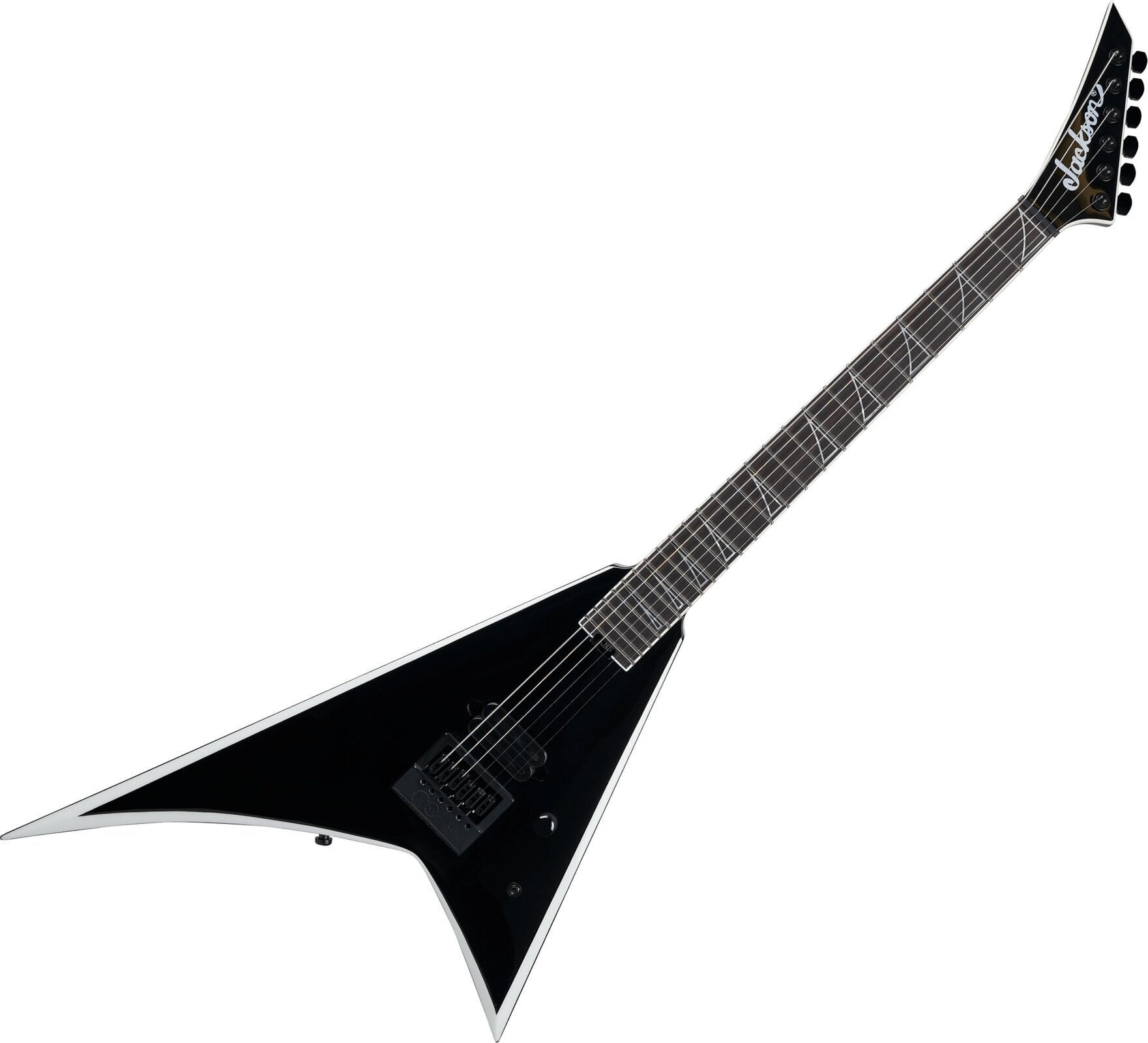 Electric guitar Jackson Pro Plus Series Christian Andreu Rhoads RR24 EVTN EB Black with White Bevels Electric guitar