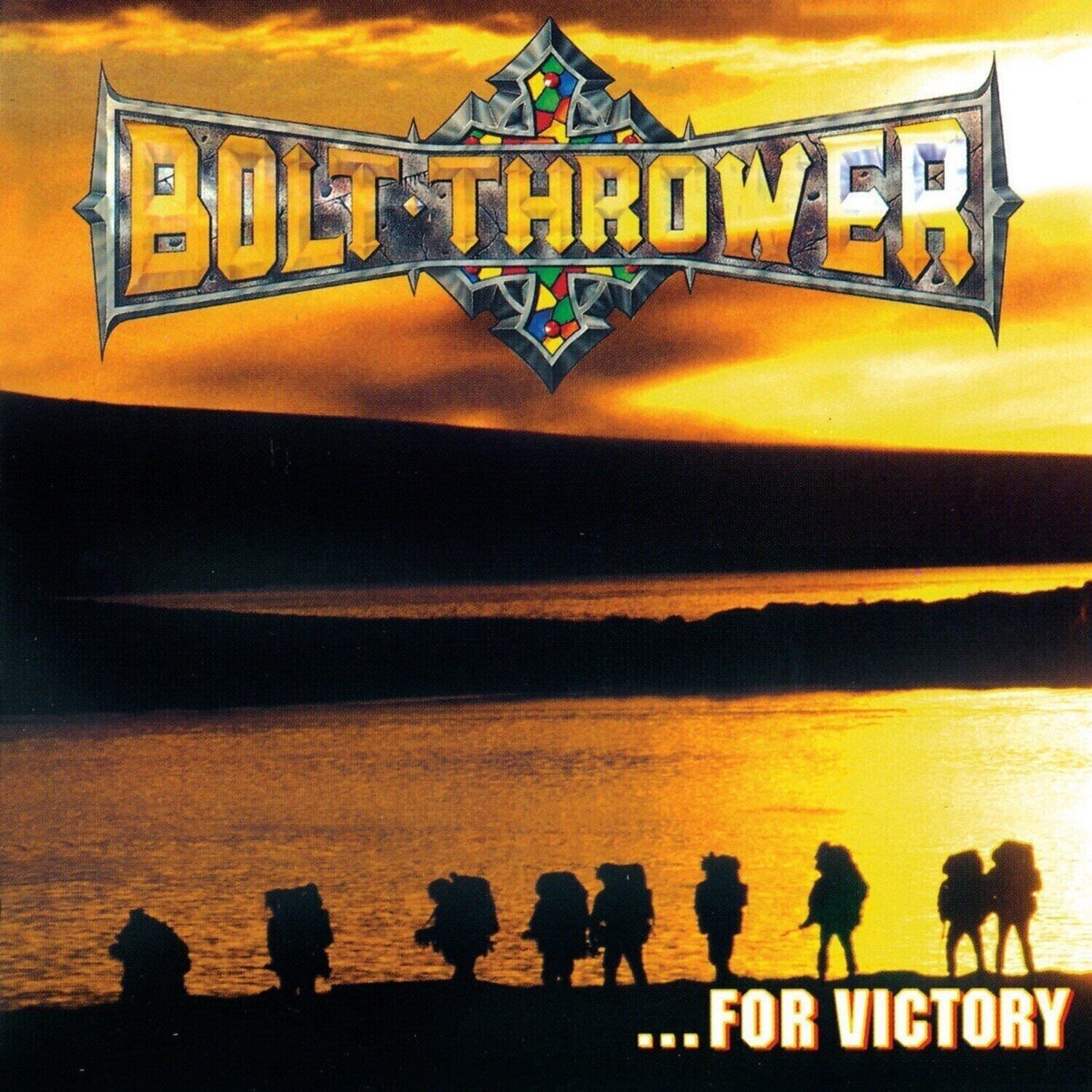 Vinylplade Bolt Thrower - ... For Victory (RSD Essentials) (Indie Exclusive) (Yellow/Black Smoke Coloured) (LP)