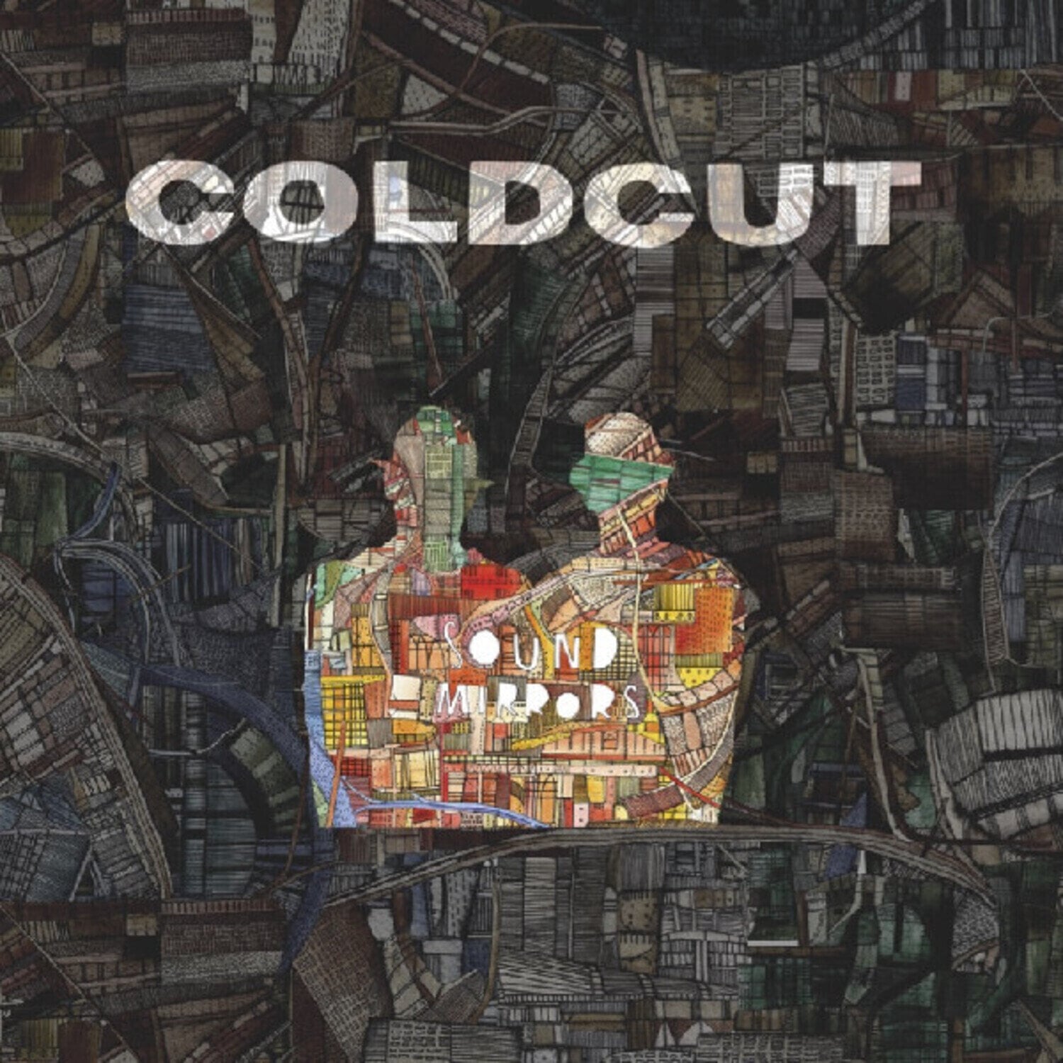 Vinylplade Coldcut - Sound Mirrors (RSD) (20th Anniversary Edition) (Indie Exclusive) (Blue/Green/Orange Coloured) (2 LP)