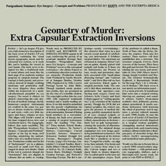 Disco de vinil Earth & Black Noi$e - Geometry Of Murder: Extra Capsular Extraction Inversions (Crystal Clear Coloured) (2 LP)