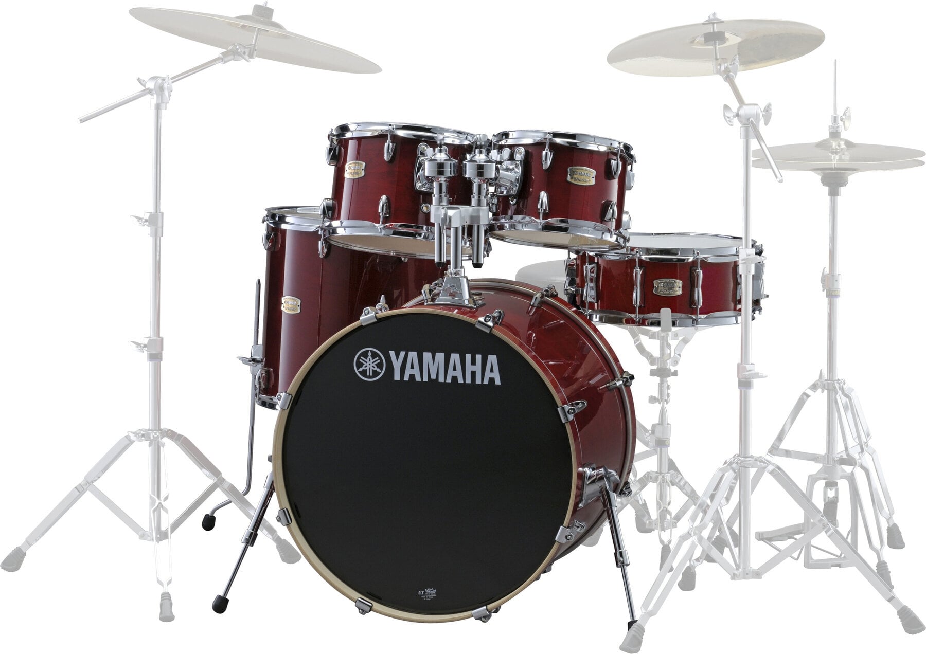 Trommesæt Yamaha SBP0F5 Stage Custom Cranberry Red Trommesæt