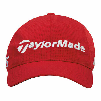 Mütze TaylorMade Litetech Tour Cap Red 2019 - 1