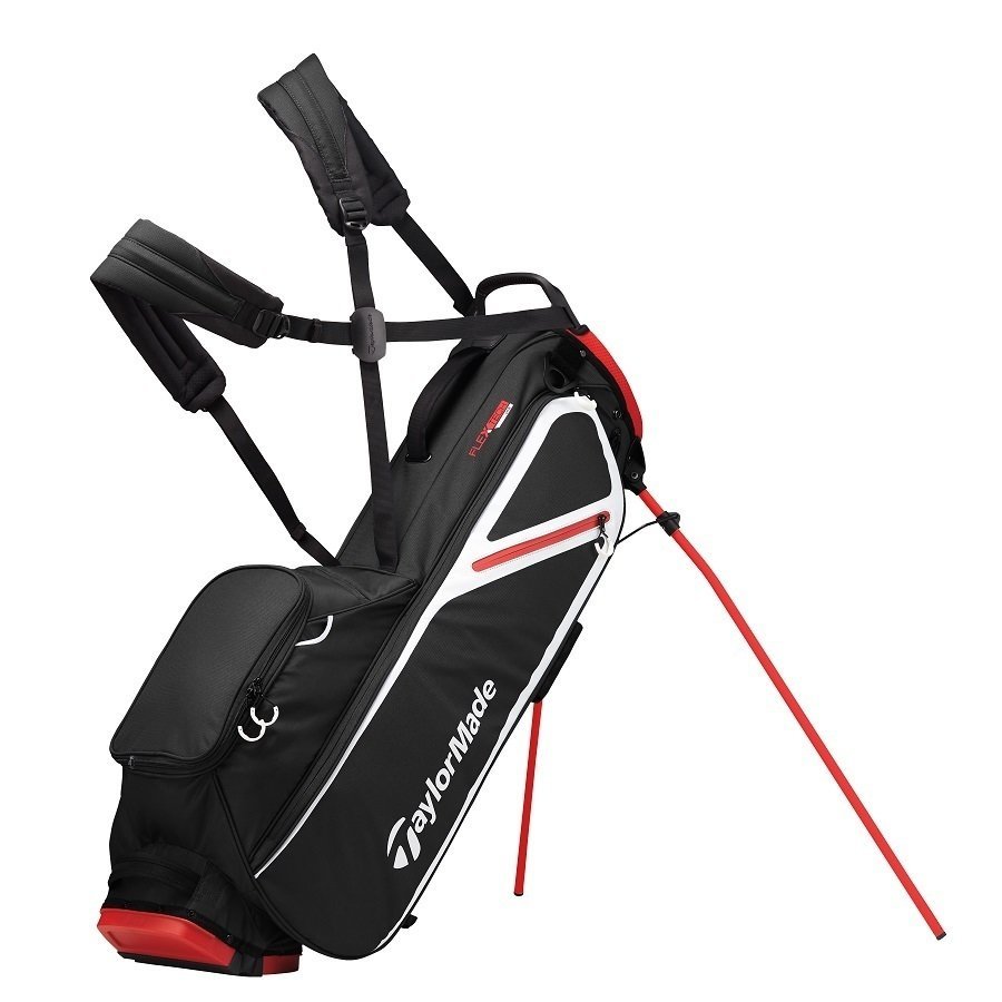 Golfbag TaylorMade Flextech Lite Black/Blood Orange Stand Bag 2019
