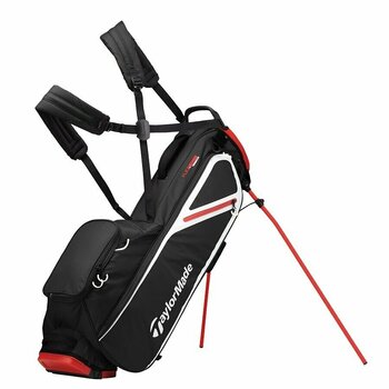 Borsa da golf Stand Bag TaylorMade Flextech Lite Black/Blood Orange Stand Bag 2019 - 1