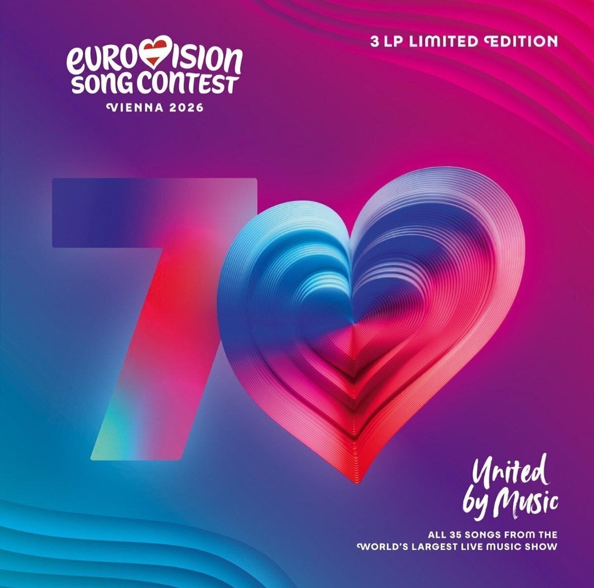 Vinüülplaat Various Artists - Eurovision Song Contest Vienna 2026 (Limited Edition) (3 LP)