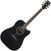 guitarra eletroacústica Ibanez AW84CE-WK Weathered Black Open Pore guitarra eletroacústica