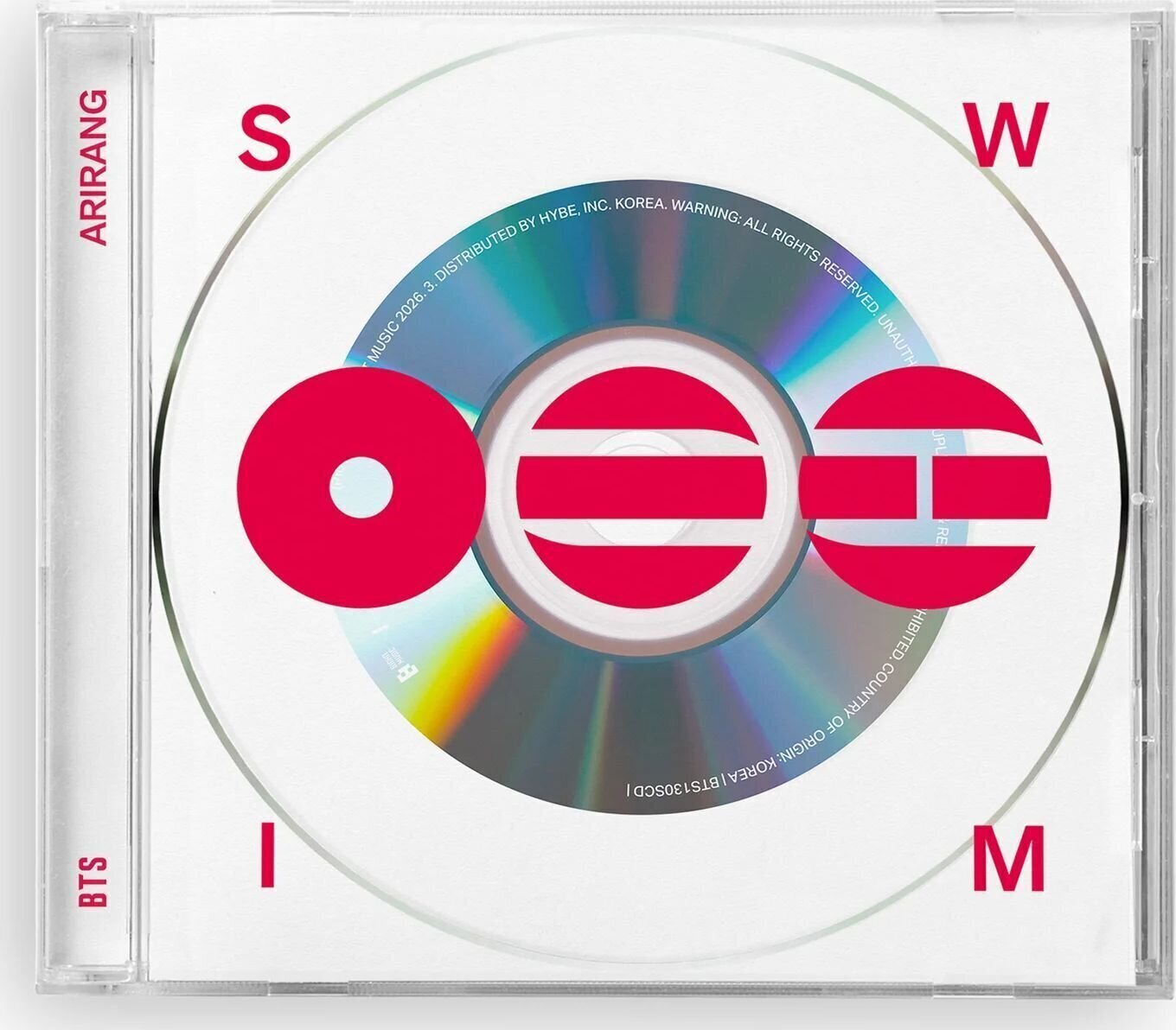 Hudební CD BTS - ARIRANG SWIM (Original & Instrumental Single) (CD)