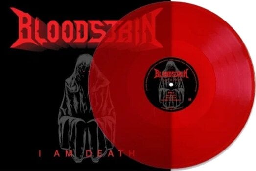 Vinyl Record Bloodstain - I Am Death (Limited Edition) (Blood Splatter /Red Transparent Coloured) (LP) - 1