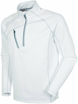 Hættetrøje/Sweater Sunice Alexander Thermal Zip Pure White/Black M - 1
