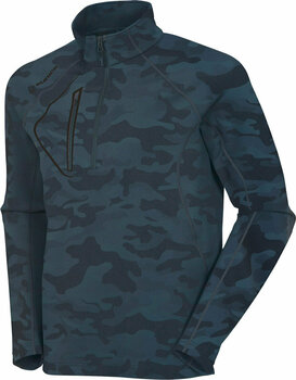 Pulover s kapuco/Pulover Sunice Allendale 1/2 Zip Charcoal Camo/Black L - 1