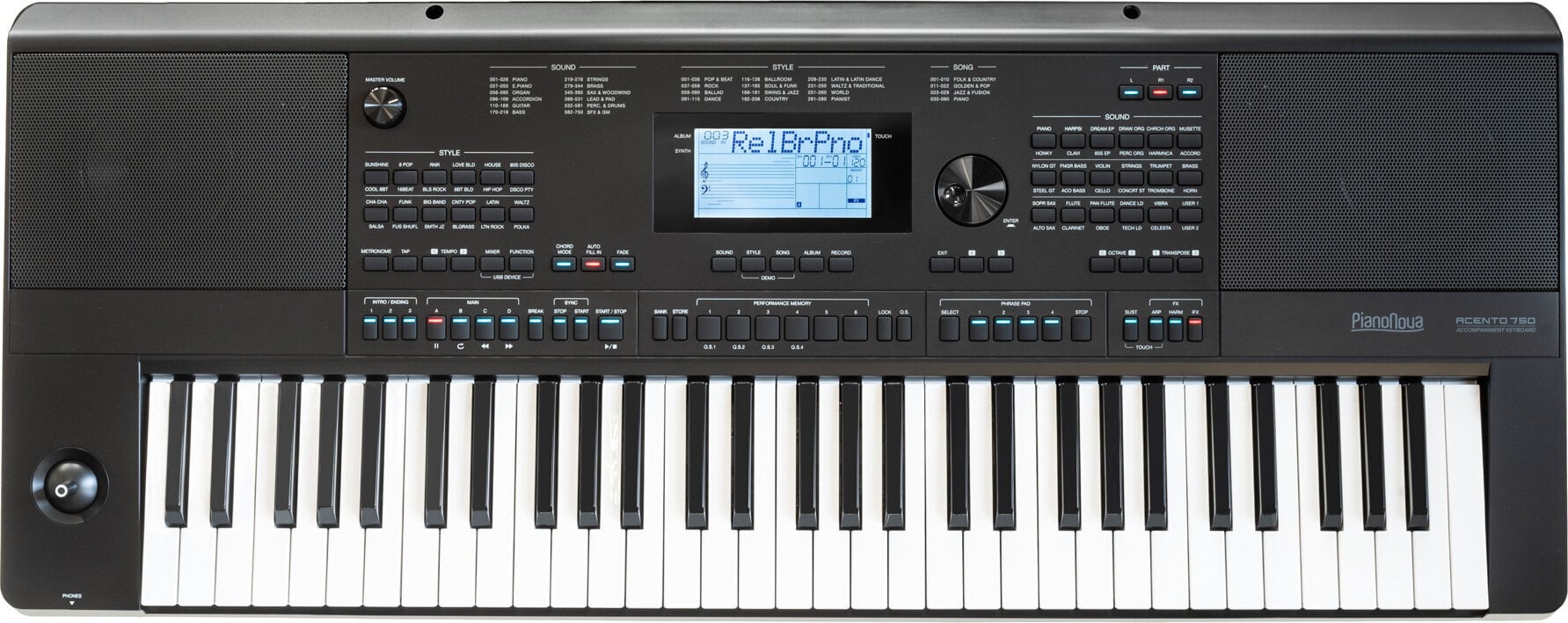 Profi Keyboard Pianonova Acento 750 Profi Keyboard