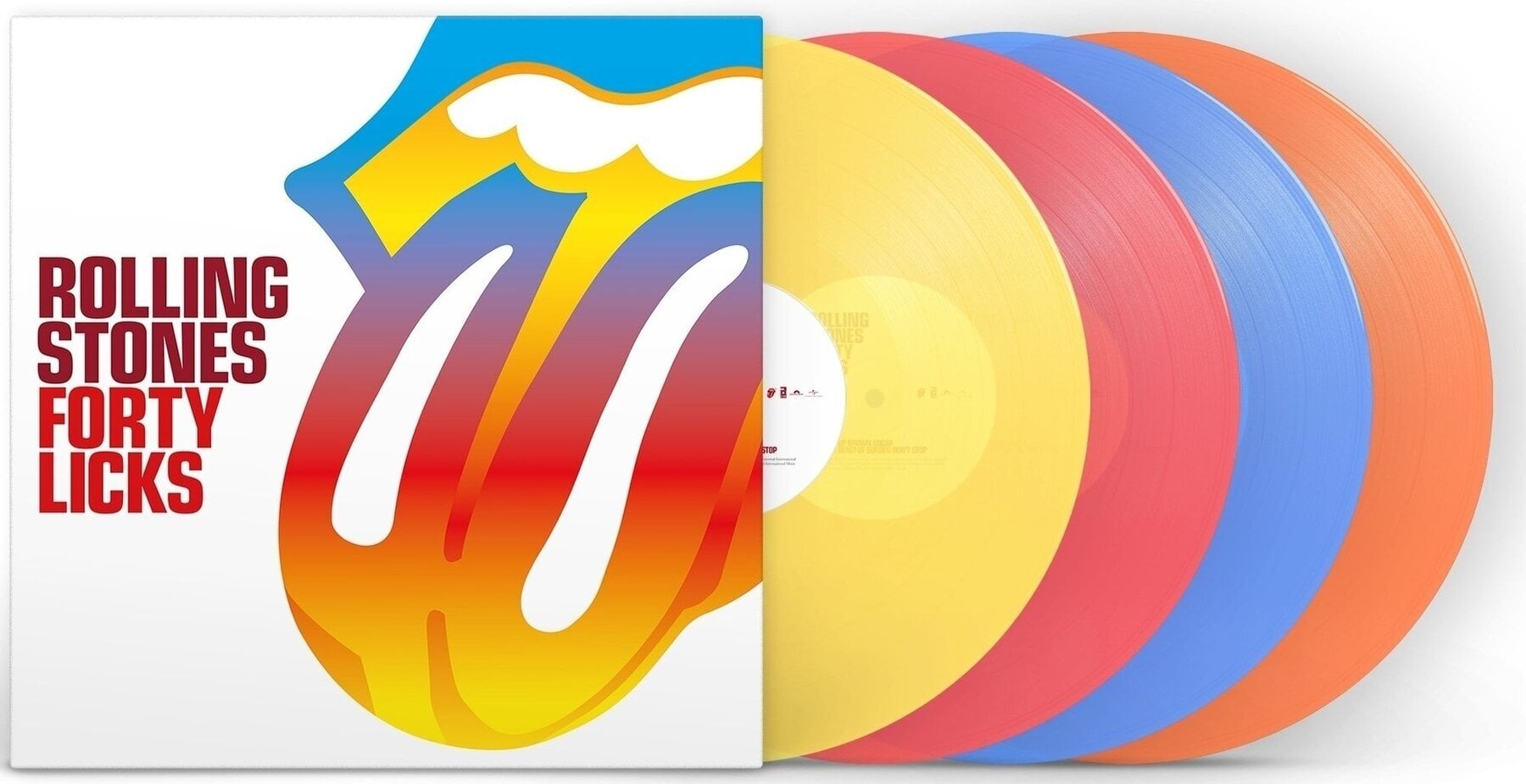 Vinüülplaat The Rolling Stones - Forty Licks (Limited Edition) (Multicolor Coloured) (180 g) (4 LP)