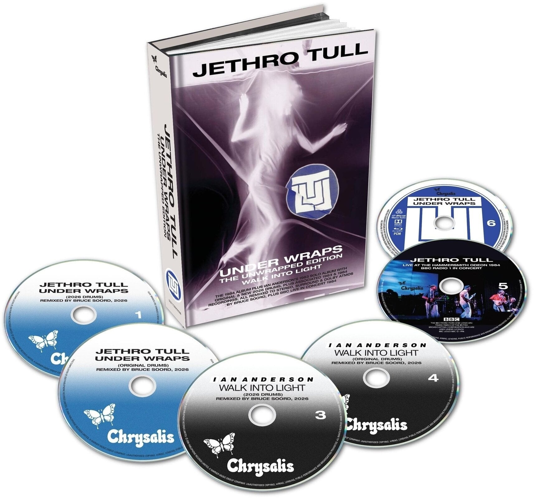 Music CD Jethro Tull - Under Wraps (5 CD + Blu-ray)