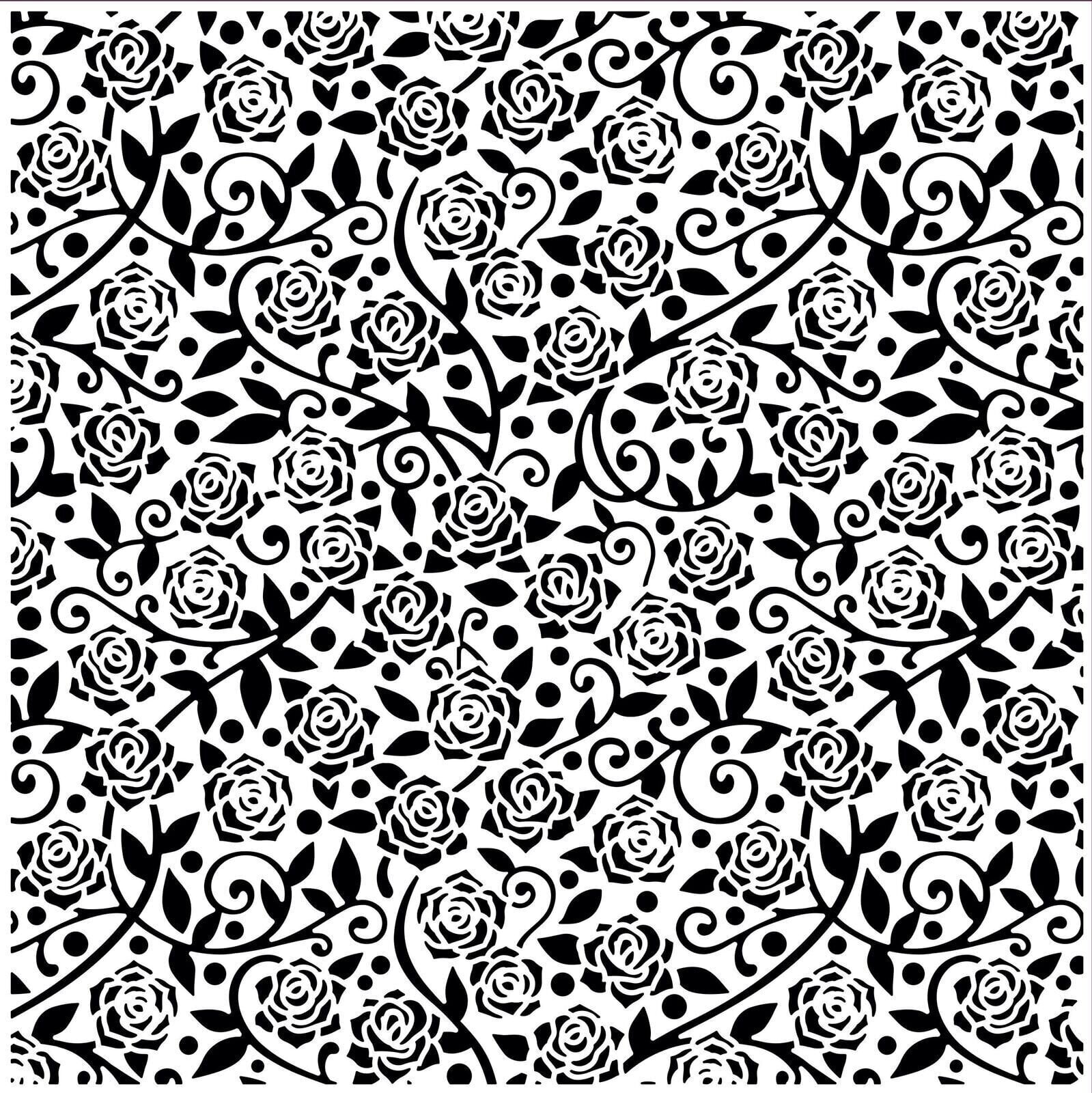 Scrapbooking CREATIVE EXPRESSIONS Embossing Folder 8 x 8 cm  Buzunar pentru embosare 1 buc.