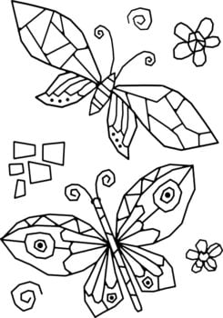 Scrapbooking CREATIVE EXPRESSIONS Silicone Gel Stamps Silicone Stamps 1 kom - 1