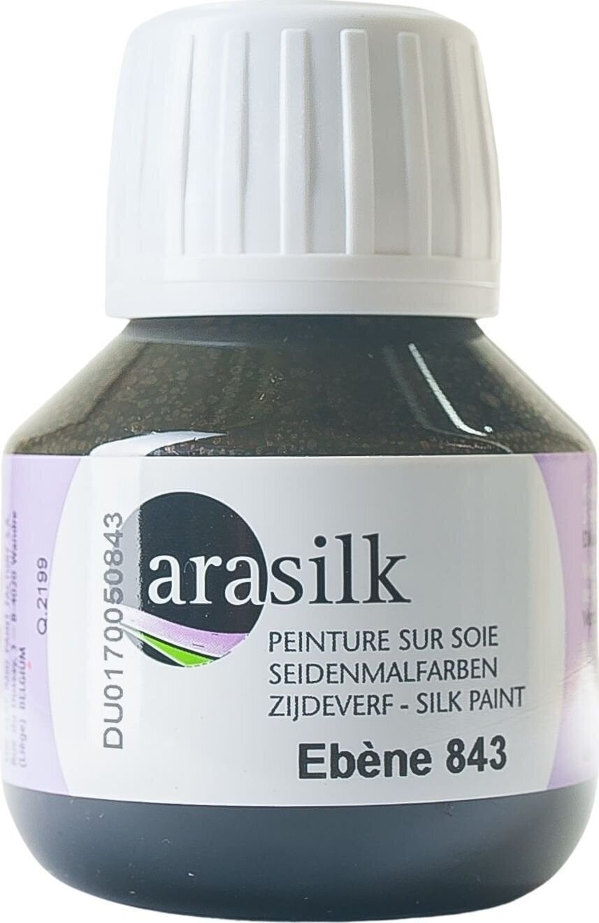 Silkemaling Darwi Arasilk Silkefarve Ebony Brown 50 ml 1 Stk.