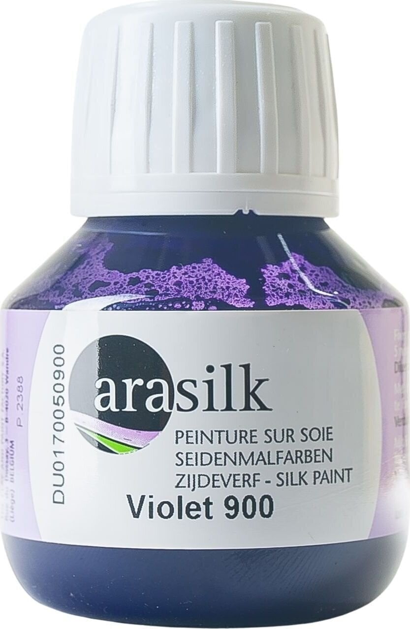 Silkemaling Darwi Arasilk Silkefarve Purple 50 ml 1 Stk.