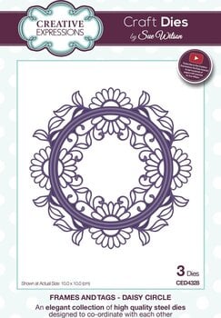 Scrapbooking CREATIVE EXPRESSIONS Cutting And Embossing Metal Stencils Predložak za rezanje 1 kom - 1