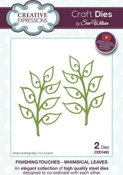Scrapbooking CREATIVE EXPRESSIONS Cutting And Embossing Metal Stencils Set predložaka za rezanje 3 kom - 1