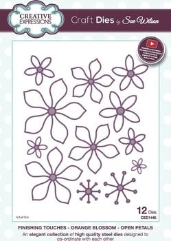 Scrapbooking CREATIVE EXPRESSIONS Cutting And Embossing Metal Stencils Predložak za rezanje 1 kom - 1