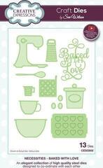 Scrapbooking CREATIVE EXPRESSIONS Cutting And Embossing Metal Stencils Set de șabloane de tăiat 13 buc.