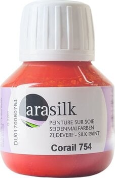 Silkemaling Darwi Arasilk Silkefarve Coral 50 ml 1 Stk. - 1