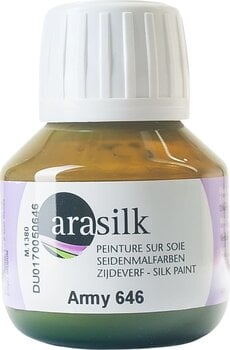 Silkemaling Darwi Arasilk Silkefarve Military Green 50 ml 1 Stk. - 1
