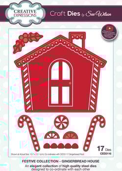 Scrapbooking CREATIVE EXPRESSIONS Cutting And Embossing Metal Stencils Set de șabloane de tăiat 17 buc. - 1