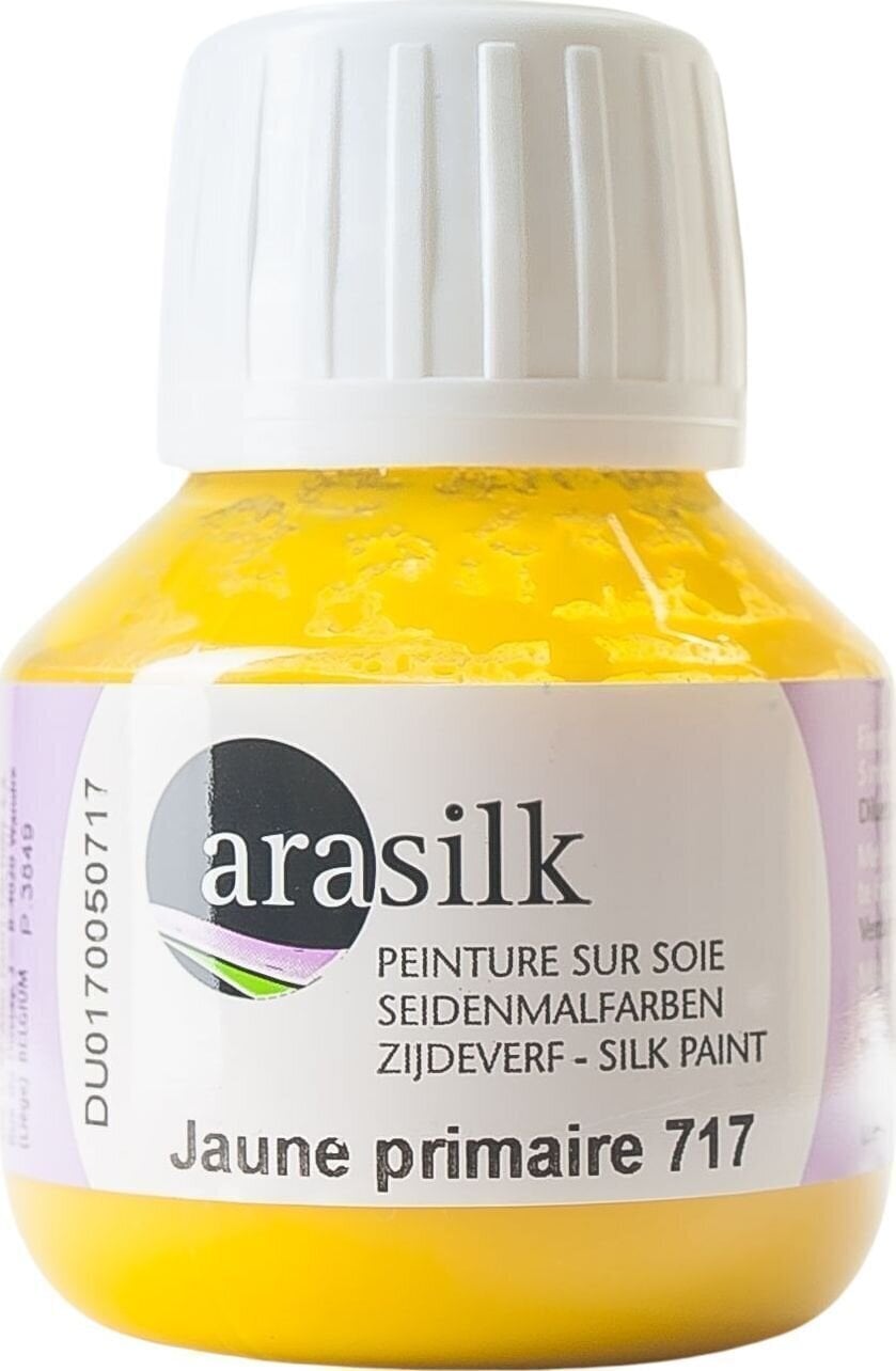 Silkemaling Darwi Arasilk Silkefarve Basic Yellow 50 ml 1 Stk.