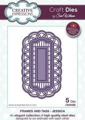 Scrapbooking CREATIVE EXPRESSIONS Cutting And Embossing Metal Stencils Set predložaka za rezanje 5 kom
