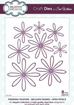 Scrapbooking CREATIVE EXPRESSIONS Cutting And Embossing Metal Stencils Set predložaka za rezanje 8 kom - 1