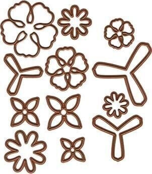 Scrapbooking CREATIVE EXPRESSIONS Cutting And Embossing Metal Stencils Set predložaka za rezanje 12 kom