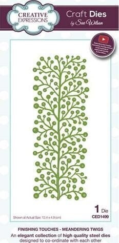 Scrapbooking CREATIVE EXPRESSIONS Cutting And Embossing Metal Stencils Predložak za rezanje 1 kom