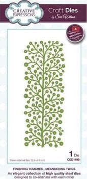 Scrapbooking CREATIVE EXPRESSIONS Cutting And Embossing Metal Stencils Predložak za rezanje 1 kom - 1