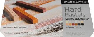 Pastel uscat Daler Rowney Pastels Set de pasteluri carré 12 buc.