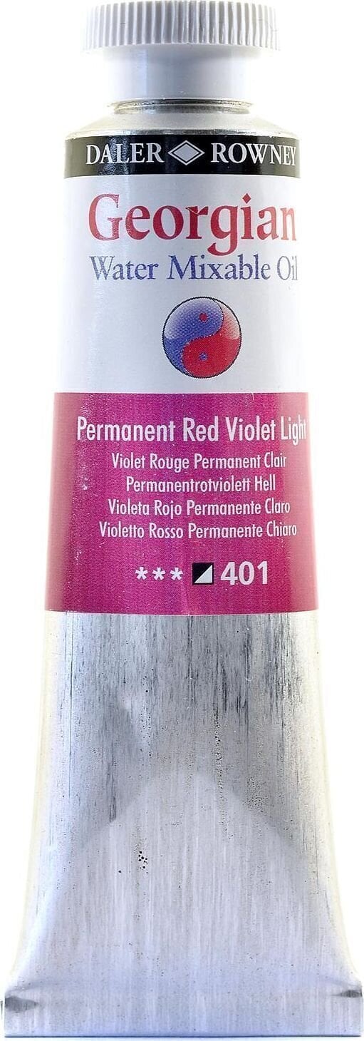 Peinture à l'huile Daler Rowney Oil Paints Peinture à l'huile Permanent Red Violet Light 37 ml 1 pc