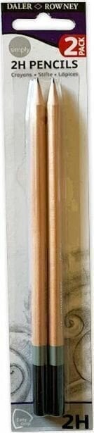 Creion grafit Daler Rowney Pencils Set creioane pentru artiști 2H 2 buc.