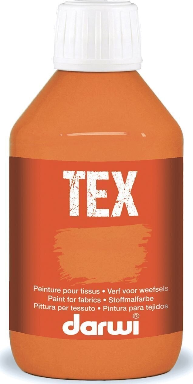 Culaore textilă Darwi Tex Vopsea de material Orange 250 ml 1 buc.