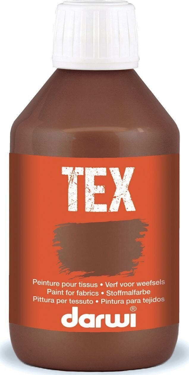 Culaore textilă Darwi Tex Vopsea de material Dark Brown 250 ml 1 buc.