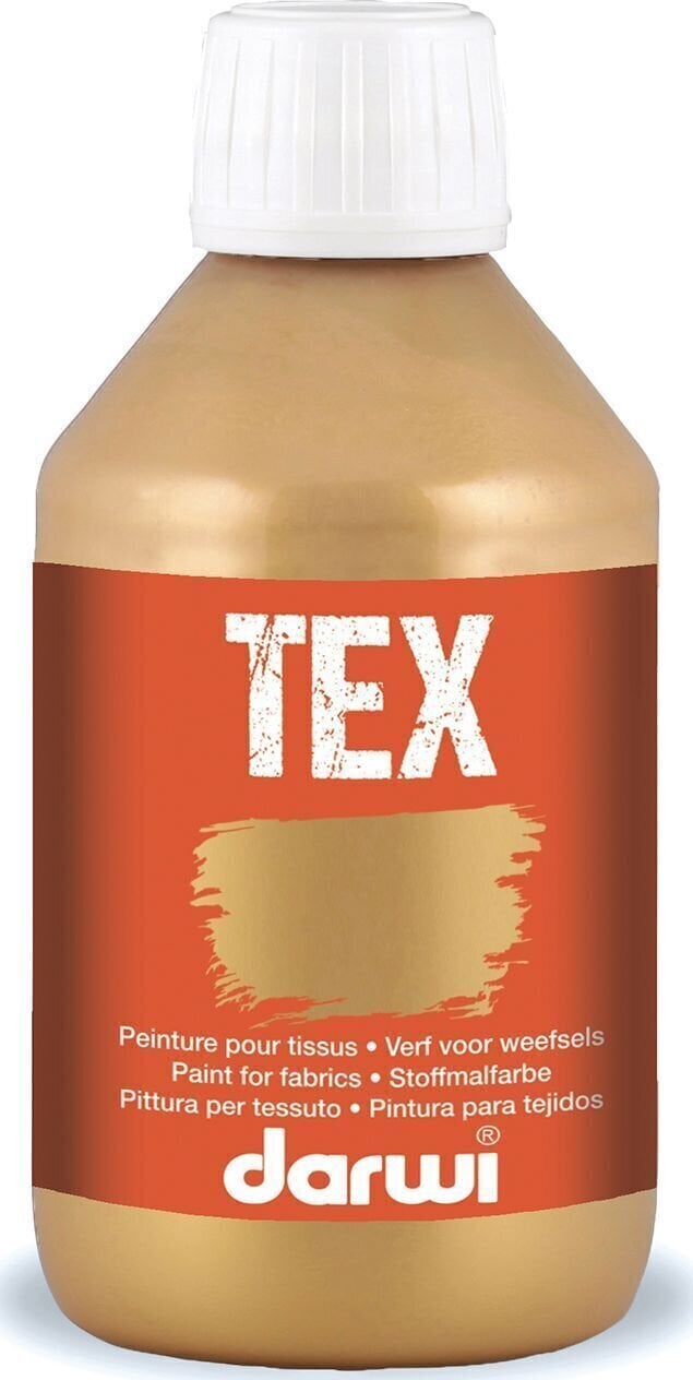 Culaore textilă Darwi Tex Vopsea de material Gold 250 ml 1 buc.