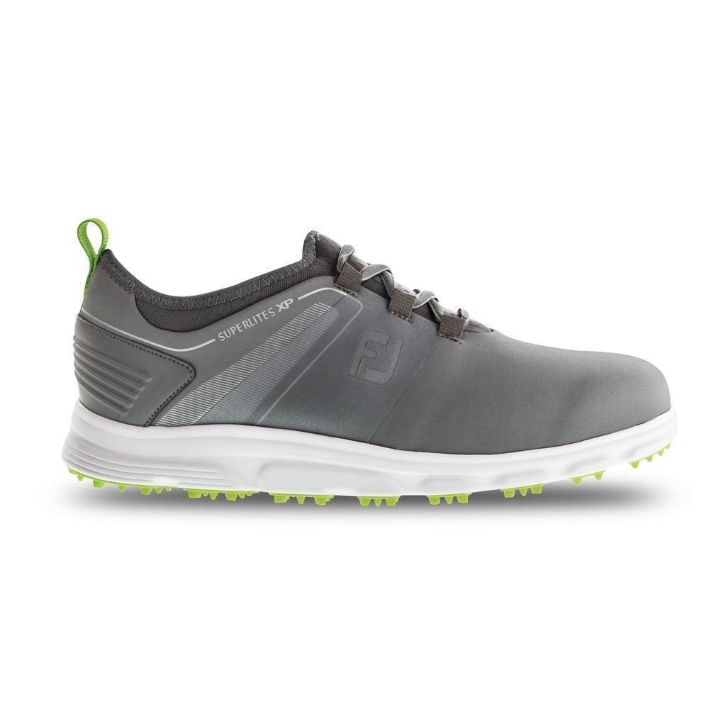 Muške cipele za golf Footjoy Superlites XP Grey/Lime 42,5