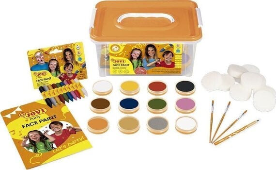 Gesichtsfarbe Jovi Face Paint Gesichtsbemalungsset Mix 8 x 12 ml 25 Stück - 1