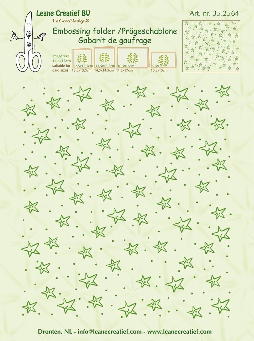 Scrapbooking Leane Creatief Embossing Folder Džep za utiskivanje 1 kom