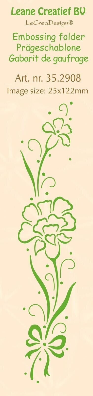 Scrapbooking Leane Creatief Embossing Folder Buzunar pentru embosare 1 buc.