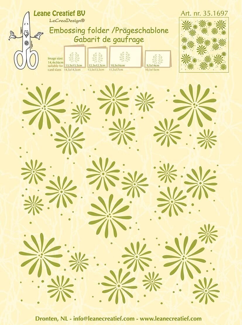 Scrapbooking Leane Creatief Embossing Folder Džep za utiskivanje 1 kom