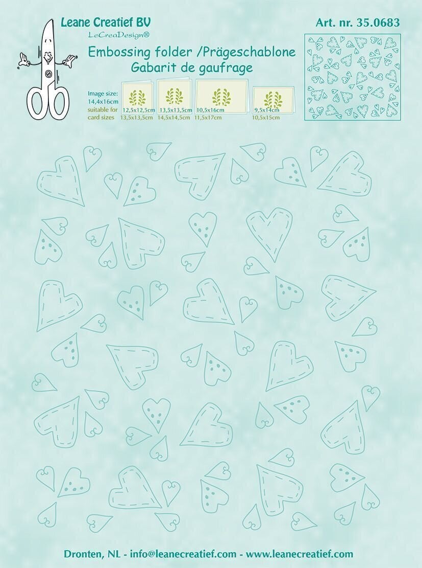 Scrapbooking Leane Creatief Embossing Folder Džep za utiskivanje 1 kom