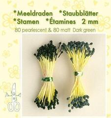 Scrapbooking Leane Creatief Flower Pistil Prašnici Dark Green