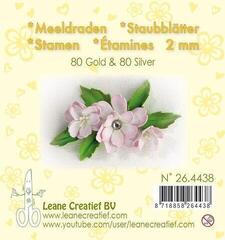 Scrapbooking Leane Creatief Flower Pistil Étamines Gold/Silver