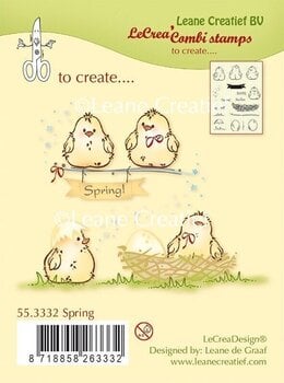 Scrapbooking Leane Creatief Silicone Gel Stamps Silicone Stamps 19 buc. - 1