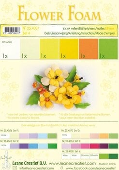 Scrapbooking Leane Creatief Foam Fișe de materiale 6 Bucăți - 1